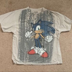Sonic The Hedgehog Crewneck T-Shirt Sega Genesis